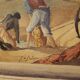 Early 20th Century French Tempera on Canvas Folding Screen with Seascape View