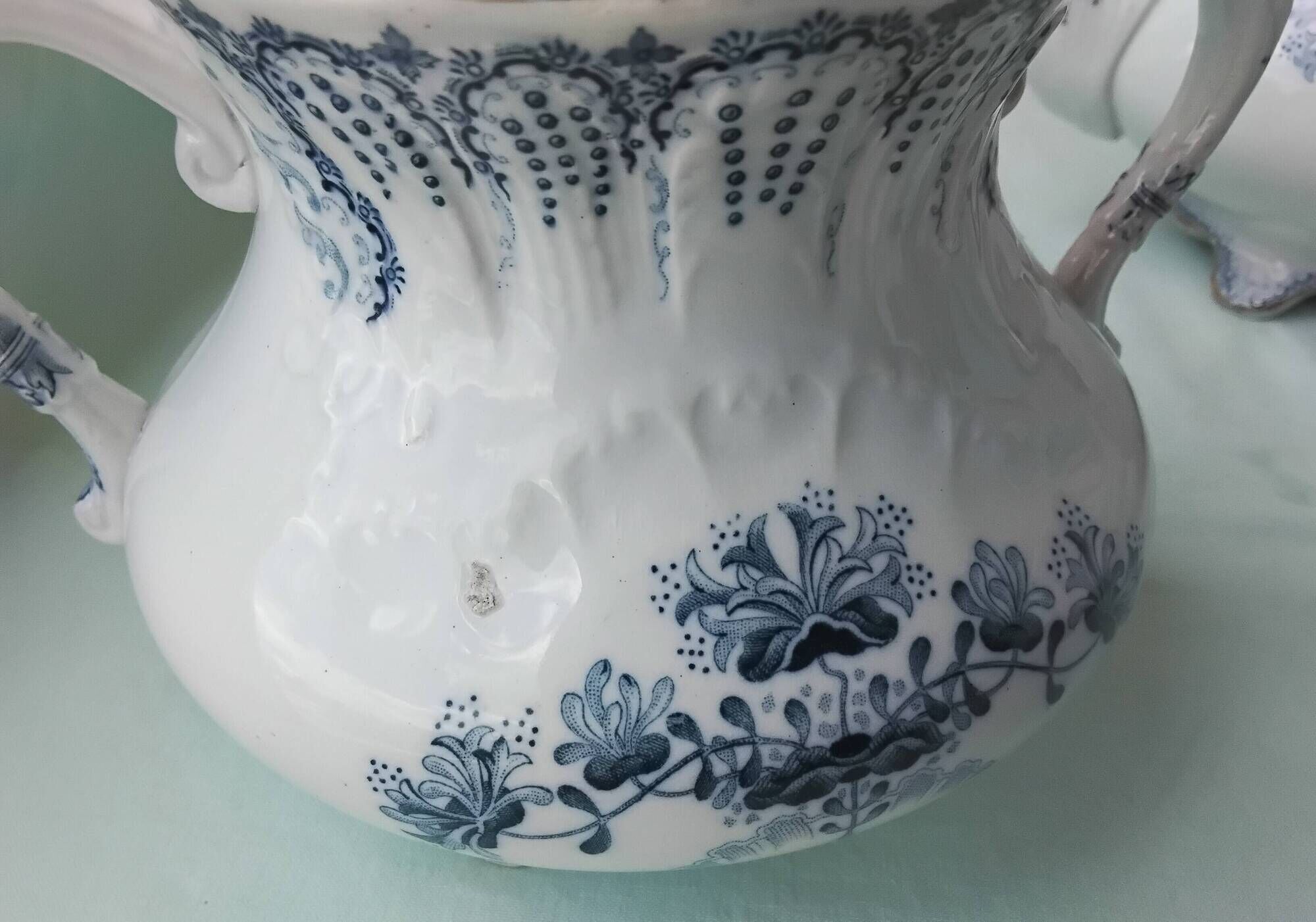 Saint Amand ironstone coffee pot