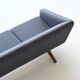 Illum Wikkelso model ML-90 three-seater sofa Laursen Denmark 1960