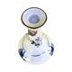 Bougeoir en porcelaine cobalt Wallendorf 1762, Allemagne années 1970.