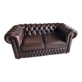 2-seater Chesterfield sofa