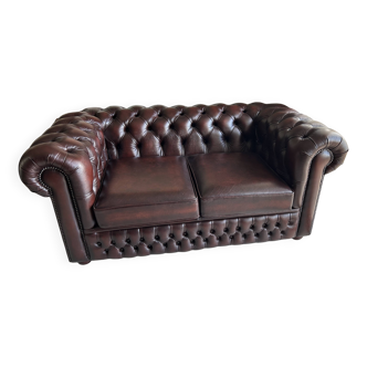 2-seater Chesterfield sofa