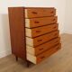 Commode danoise vintage 6 tiroirs en teck