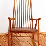 Rocking chair Holesov, Czechoslovakia 60s, Vintage, Retro