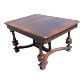Large antique table in Henri II style.