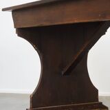 Antique English Pinewood Monastery Table from the 19th Century