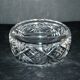 Saint-Louis bowl with whipped cream in cut crystal, signed.