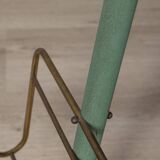 Vintage 1950s coffee table with lamp and magazine rack Italian design