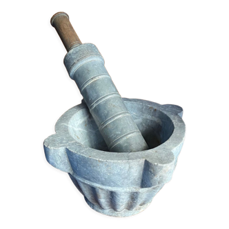 XIXth century marble mortar