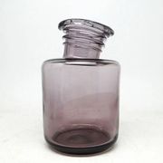 Postmodern vase, glass, designed by S. Sadowski, Poland, 1970s
