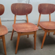 Set of 4 sb13 lounge chairs & table by cees braakman for pastoe, 1950 s,.