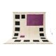 Handwoven rug 200x250 cm, wool, white, Morocco