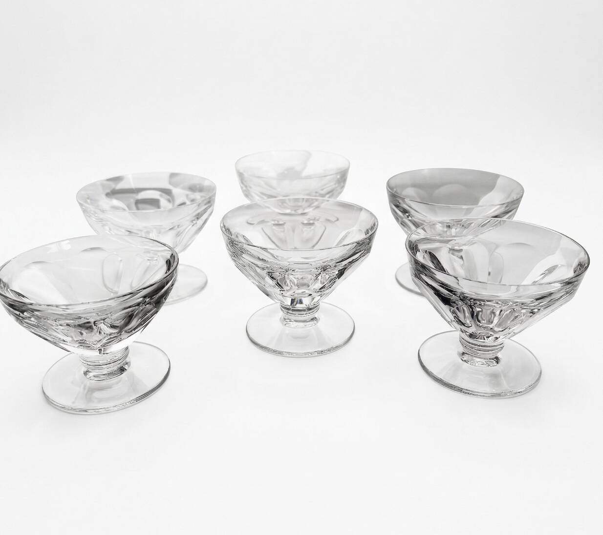 Set of 6 Champagne Glasses Baccarat - Talleyrand Model