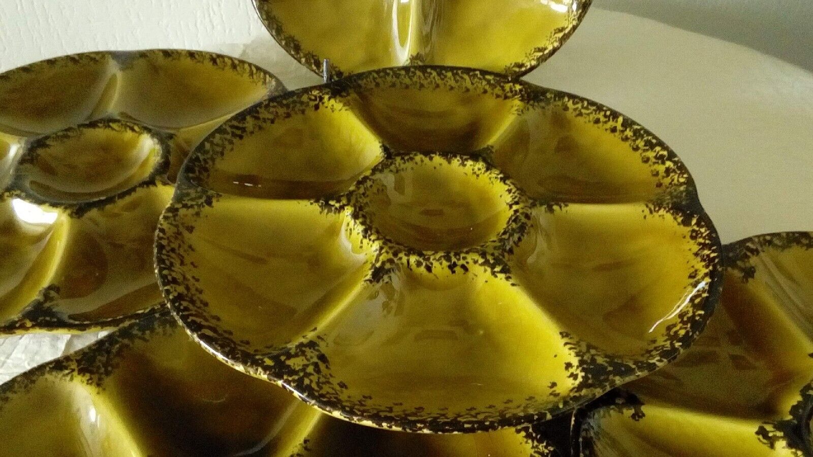 Gien earthenware oyster plates