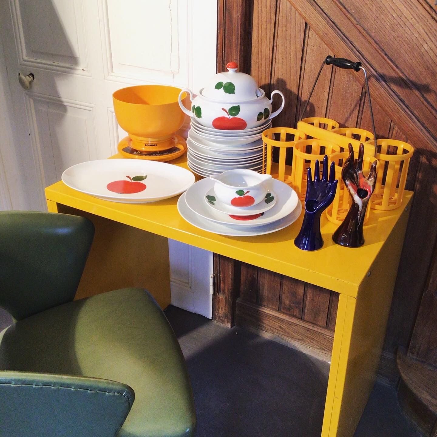 Orange bottle holder