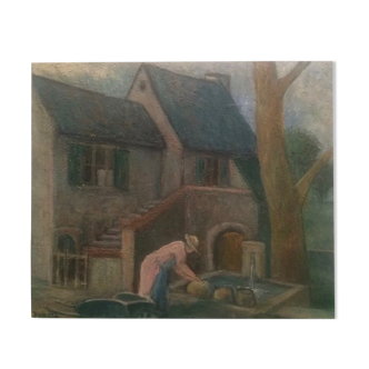 Old painting 1954