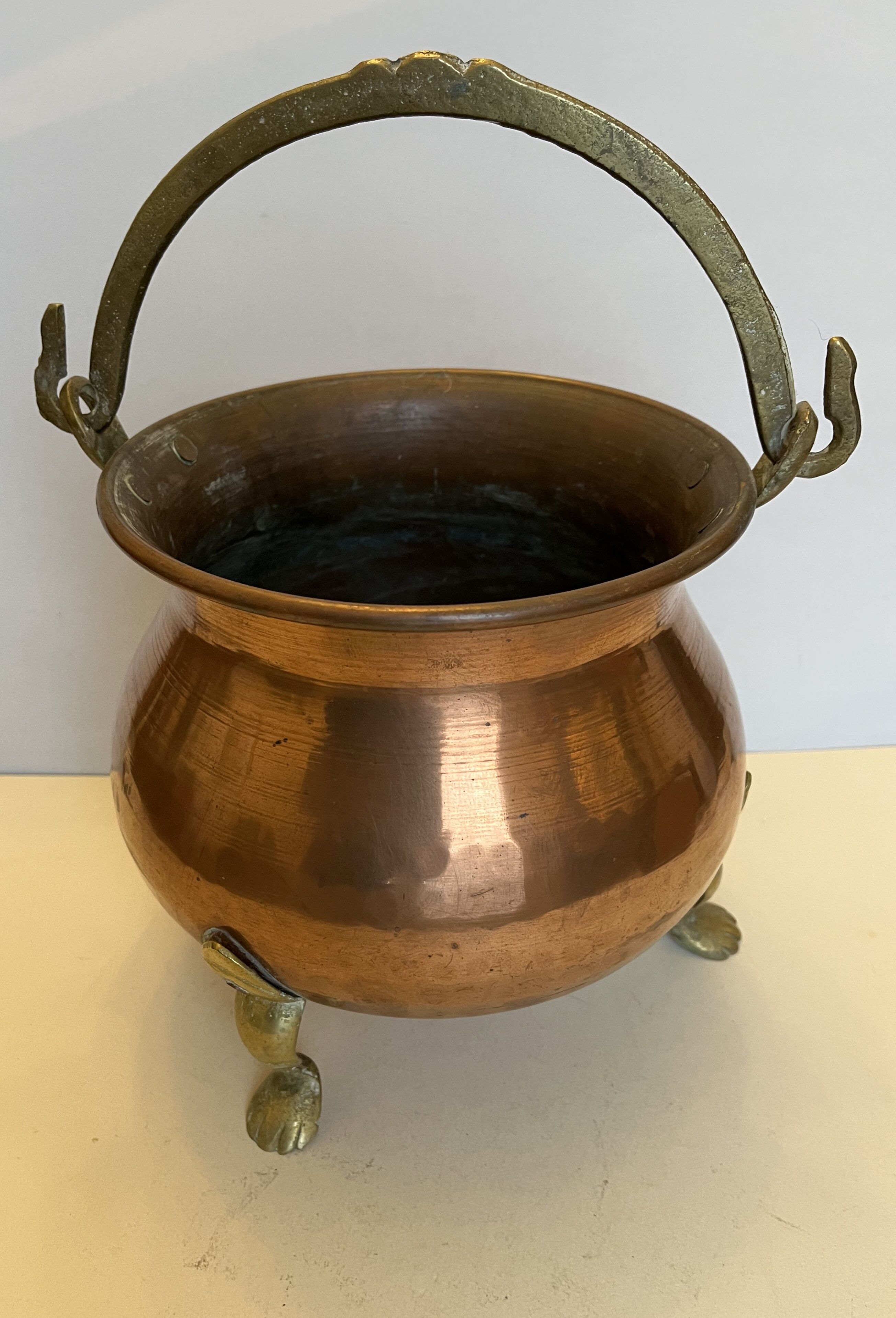 Copper cauldron - pot cover