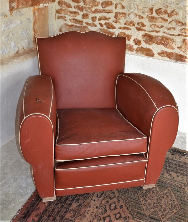 Moustache club armchair