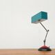 Lampe de table minimaliste de l'ère spatiale allemande du milieu du siècle par Hoffmeister Leuchten, années 1960
