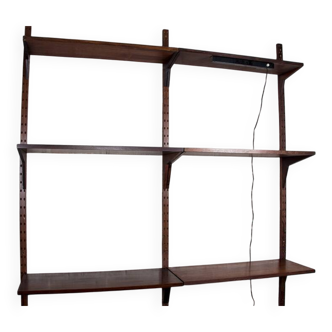 Danish modular shelving unit in rosewood by Poul Cadovius 1960.