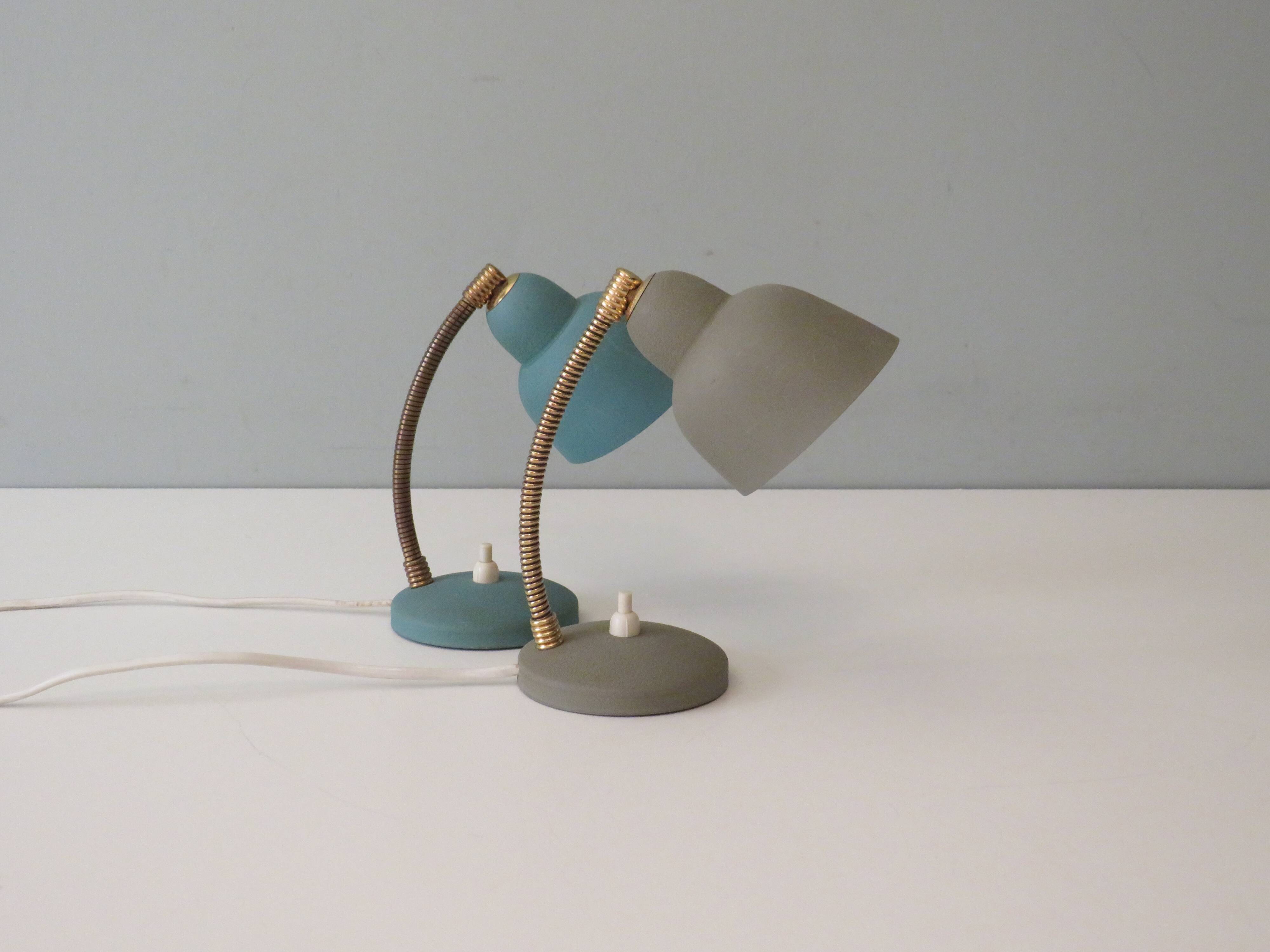 Lampes de chevet par Aluminor France 1950