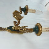 Applique bronze dore de style empire Lucien Gau