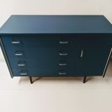 Vintage sideboard in formica / chest of drawers enfilade TV cabinet tv storage