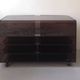 Smoked plexiglass TV/HiFi unit, Roche Bobois design 1970