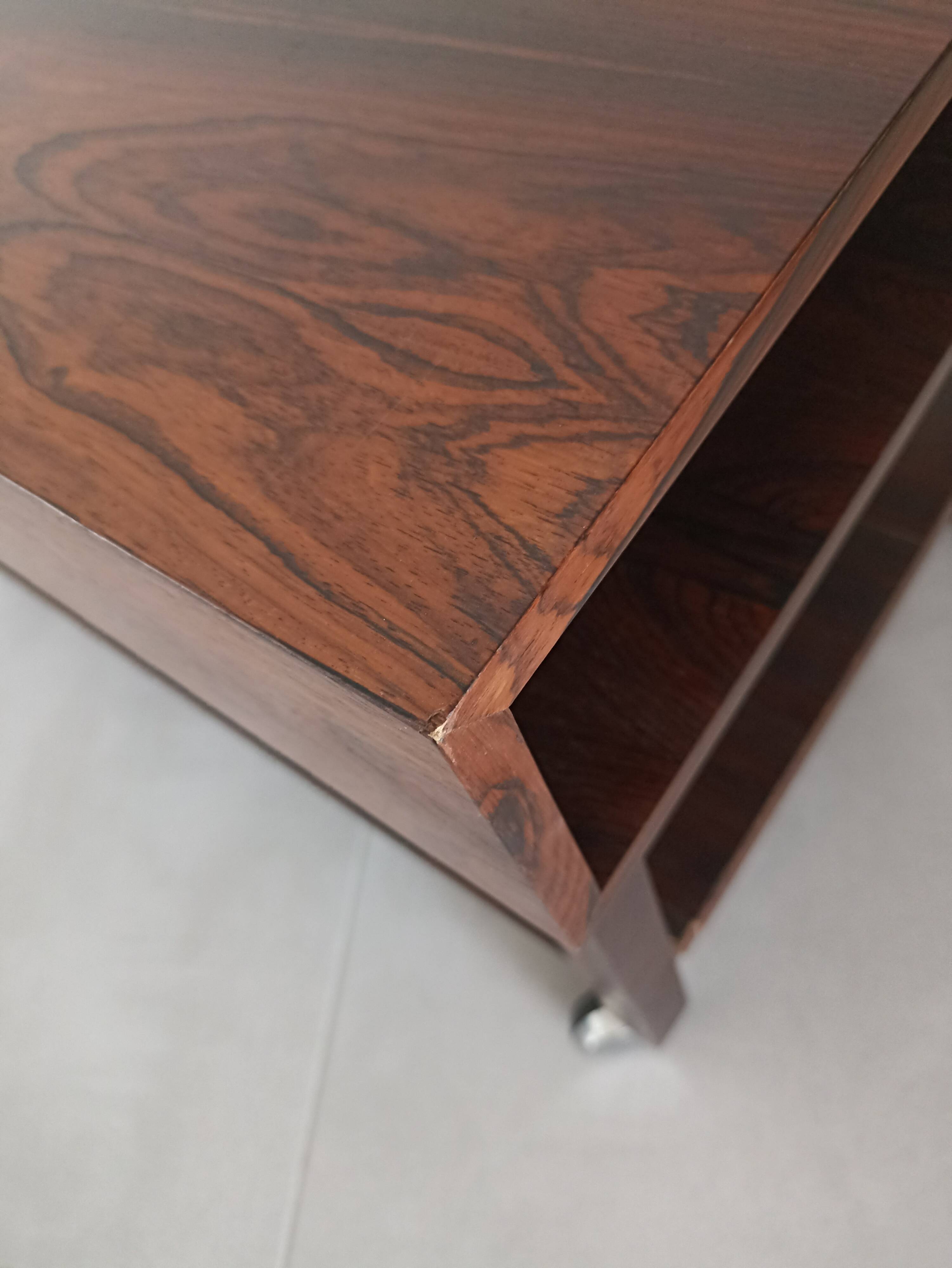 Bruksbo coffee table on casters