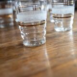White granite glasses