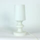 Lampe de table en verre opalin blanc, Stefan Tabery 1960s