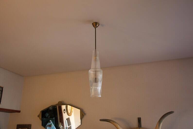 Venezia pendant lamp by Aloys F. Gangkofner for Peill & Putzler / Ceiling lamp / 1950s