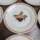 Set of 6 vintage Badonviller France "Jade" dinner plates