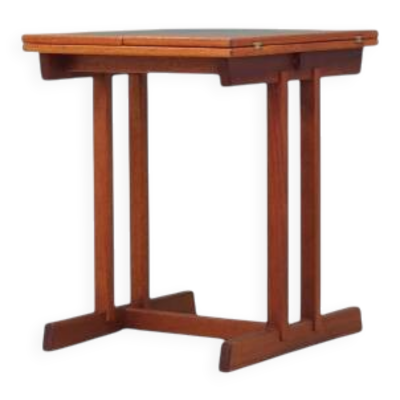 Table basse en acajou, design danois, années 1970, production : Danemark