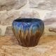 Glazed stoneware cache pot Métenier