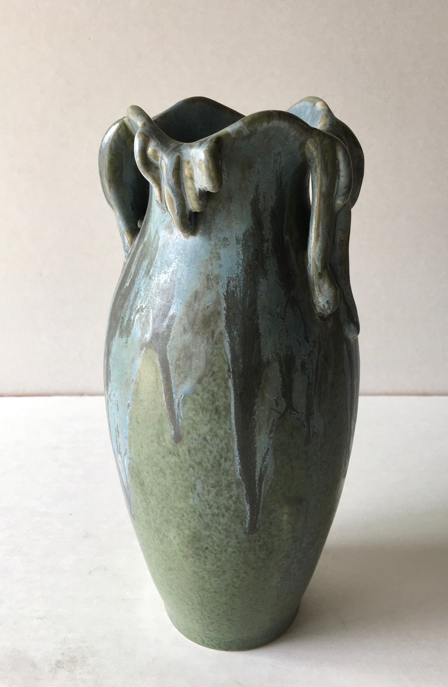 Denbac's art deco sandstone vase