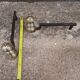 brass andiron, one-of-a-kind