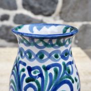 Vase en céramique espagnole Fajalauza, années 1970