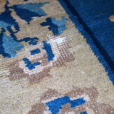 Former carpet Chinese Peking is 61cm x 112cm 1900 hand - 1C43