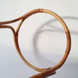 Children's rattan coat rack