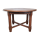 Table rustique ronde chêne massif