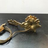 Lampe bougeoir a main laiton vintage