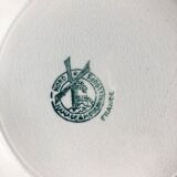 Plate on foot / Compotier iron earth 1930