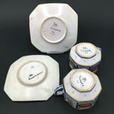 2 coffee cups HB Quimper