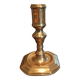 18th century bronze candle holder