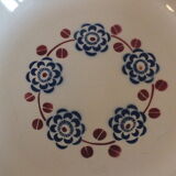 Plat rond et creux Fénal Badonviller modèle Bagatelle