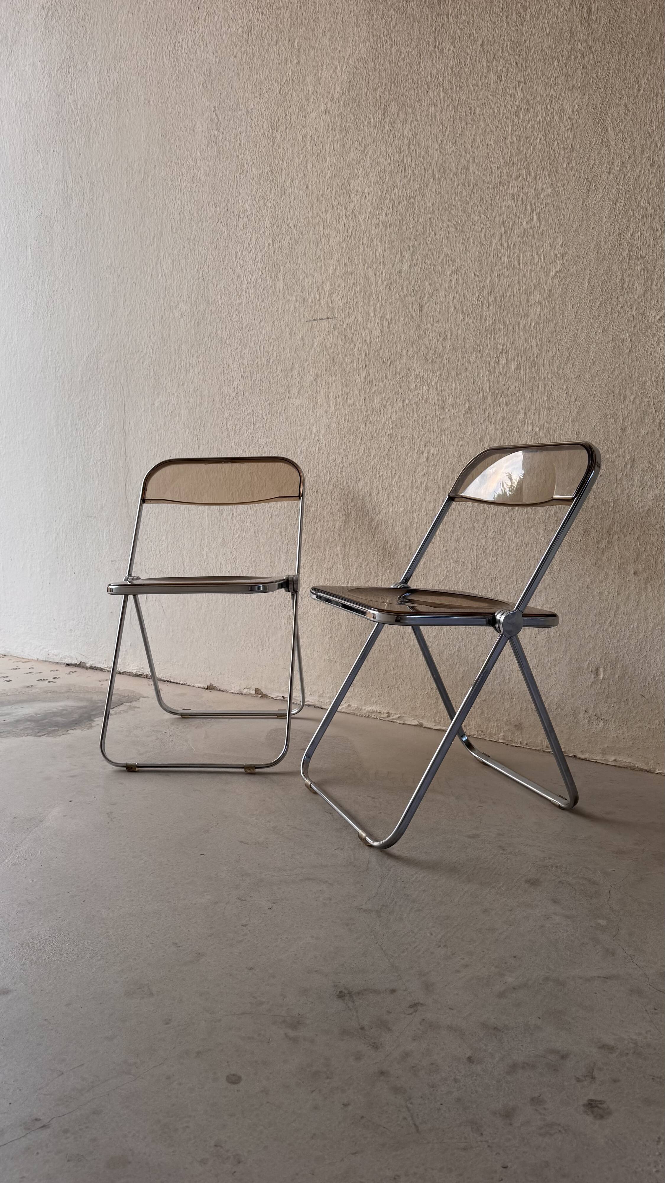 Pair of Folding Chairs - Giancarlo Piretti