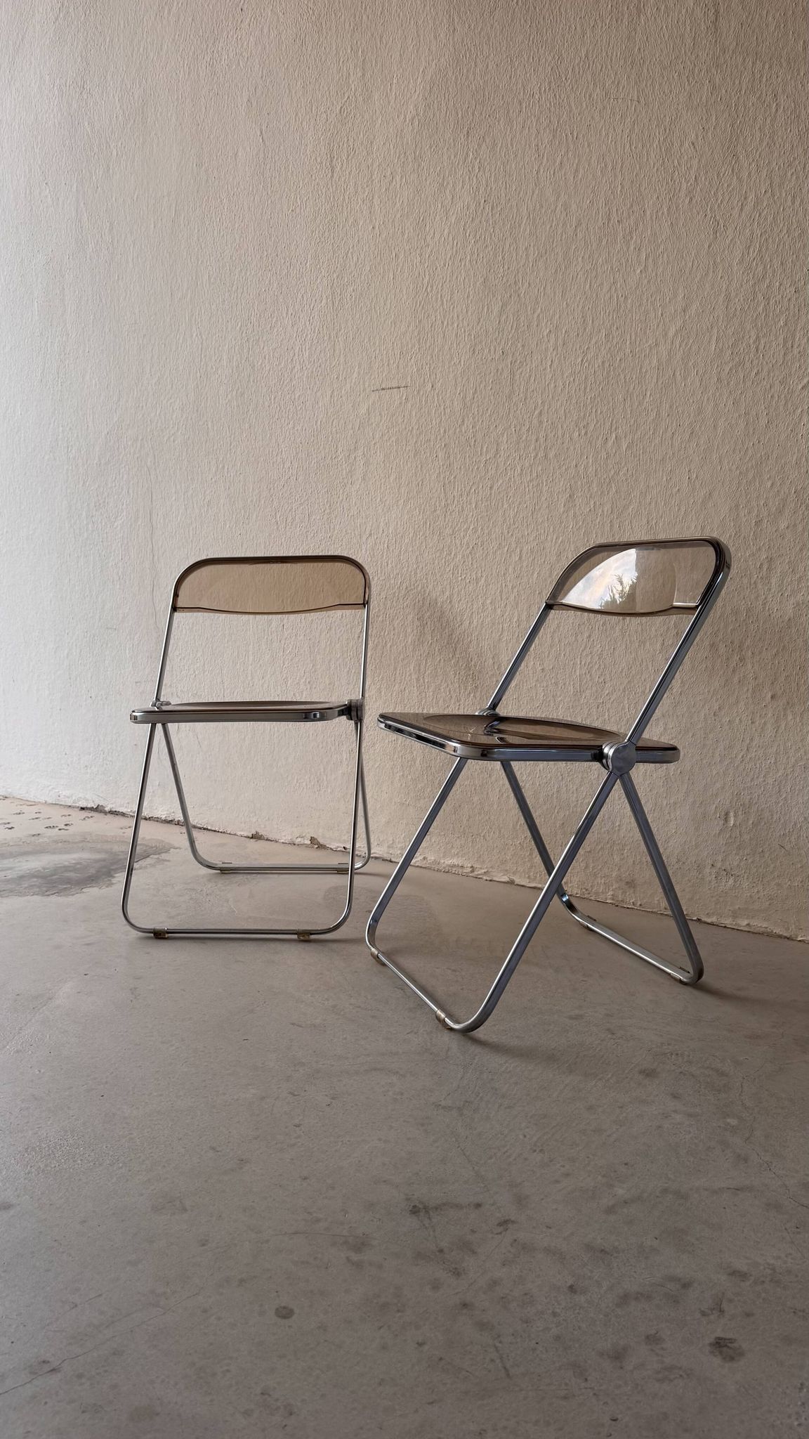 Paire de chaises Plia - Giancarlo Piretti