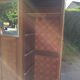 Wooden wardrobe locker