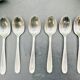 6 Christofle Dax model silver-plated teaspoons